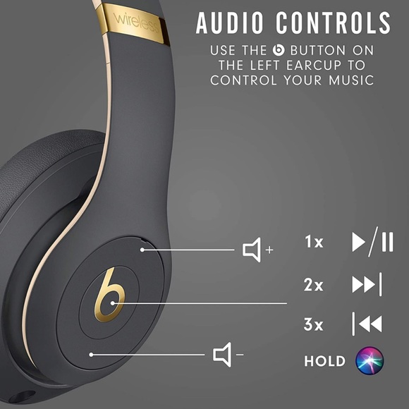 Beats Studio 3 wireless headphone - Shadow Gray - Picture 9 of 10